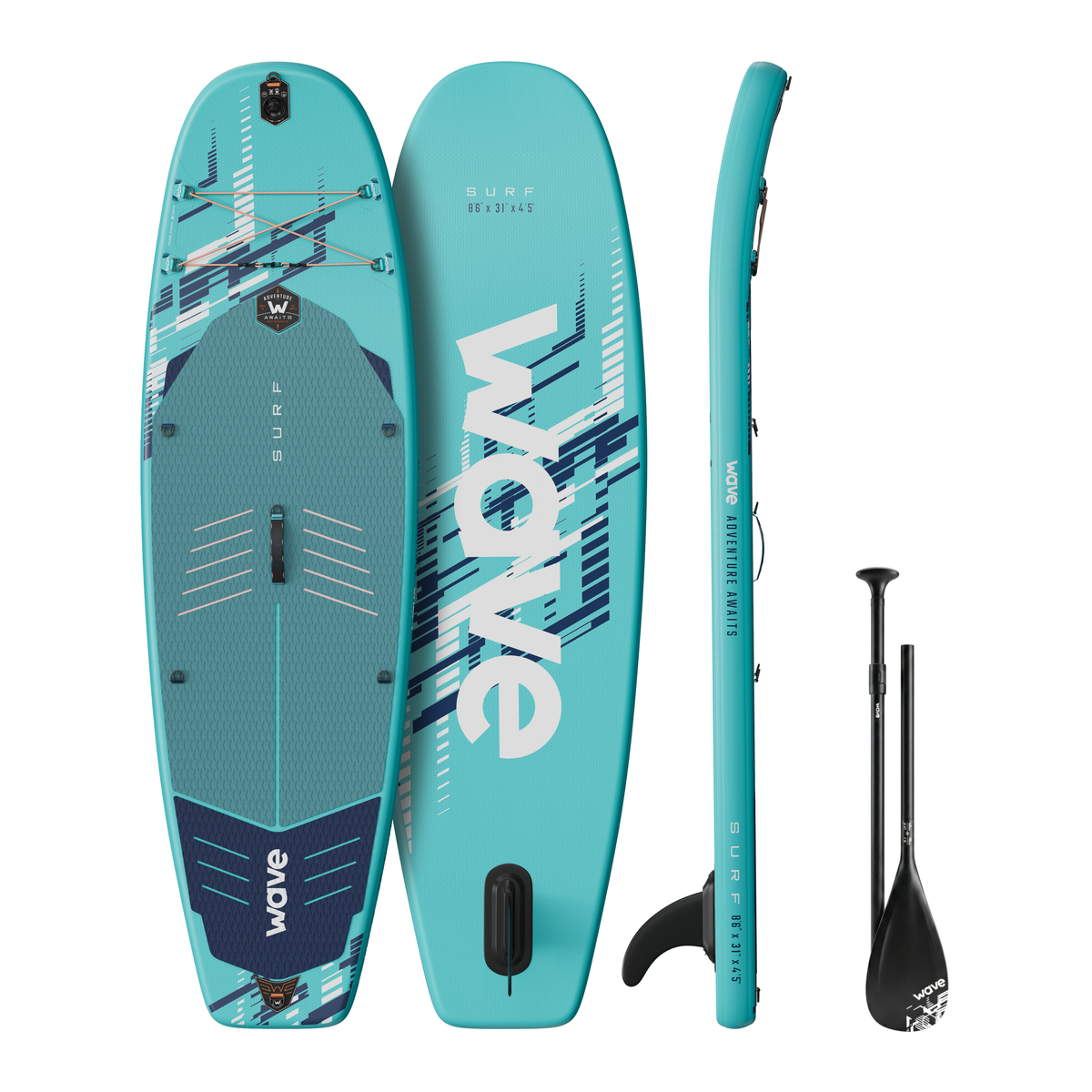 Surf 3.0 SUP | Inflatable Stand-Up Paddleboard | Surf SUP Package | 8.6ft