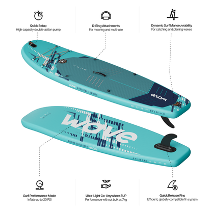 Surf 3.0 SUP | Inflatable Stand-Up Paddleboard | Surf SUP Package | 8.6ft