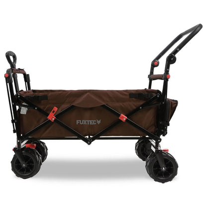 FUXTEC FX-CTB800 Beach Handcart with Sun Canopy & Push Handle